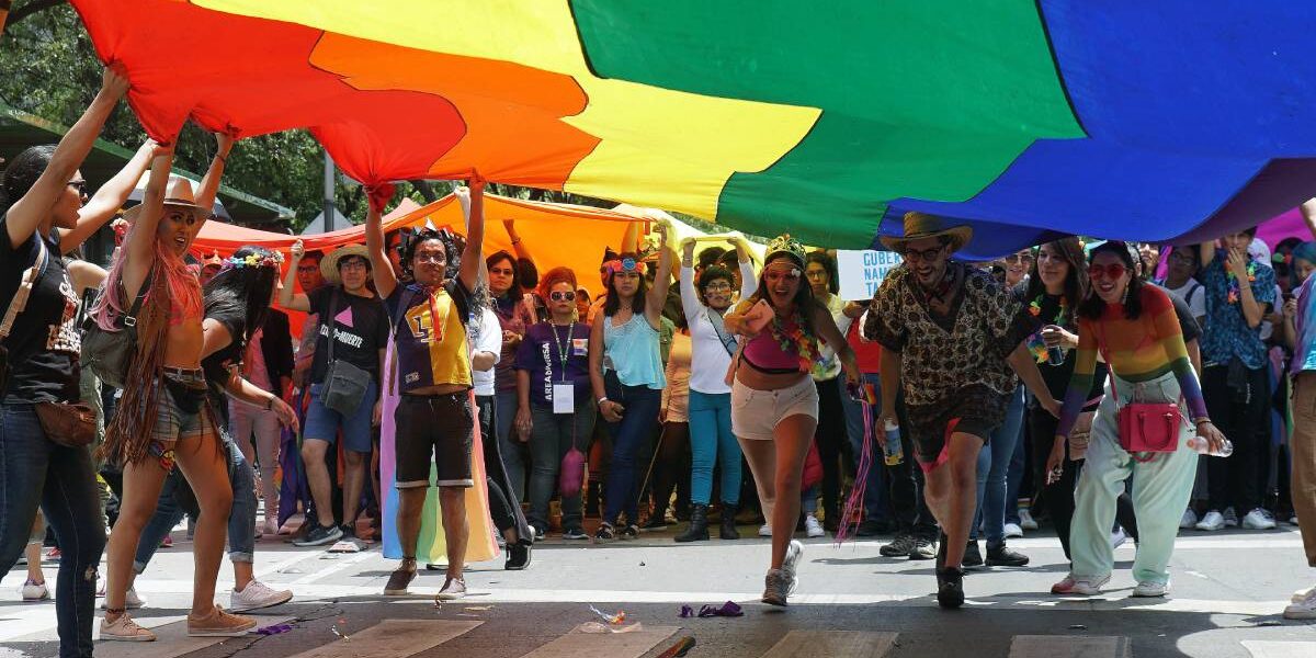 20211222-México bandera LGBTI Manifestación